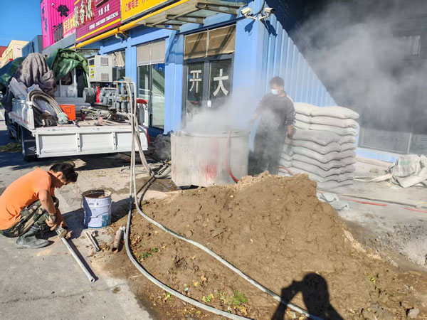 南岸顶管注浆加固